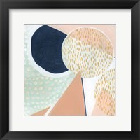 Peach Eclipse V Framed Print