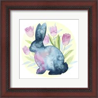 Framed 'Tulip Easter I' border=