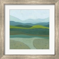 Framed 'Blue Mountains I' border=