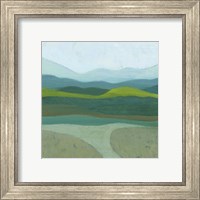 Framed 'Blue Mountains I' border=