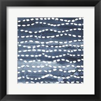 Indigo Ripple VI Framed Print