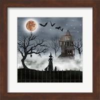 Framed Harvest Moon I