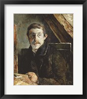 Framed Gauguin Behind an Easel