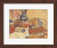 Framed Still Life with a Pitcher and Fruit