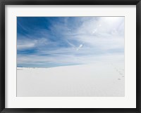 White Dunes II Framed Print