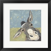 Framed 'Farm Life-Mule' border=