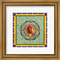 Framed 'Spanish Peppers II' border=