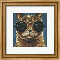 Framed 'Dapper Animal I' border=