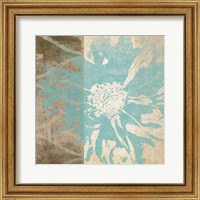 Framed 'Flower Flake I' border=