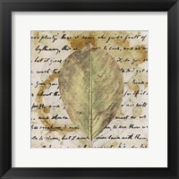 Earth Leaf II Framed Print