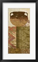 Ethnic Pot III Framed Print