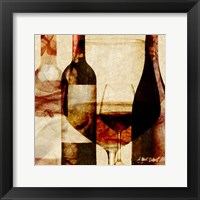 Framed Smokey Wine II