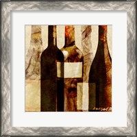 Framed 'Smokey Wine IV' border=