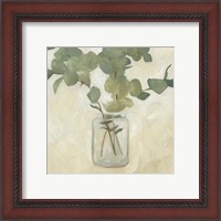 Framed 'Greenery Still Life II' border=