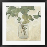 Framed 'Greenery Still Life II' border=