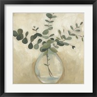 Framed 'Greenery Still Life III' border=