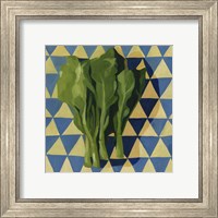 Framed 'Geo Veggies I' border=