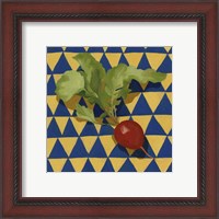 Framed 'Geo Veggies II' border=