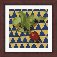 Framed 'Geo Veggies II' border=