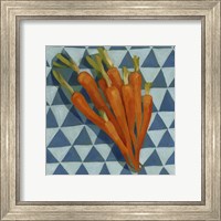 Framed 'Geo Veggies III' border=