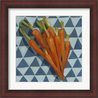 Framed 'Geo Veggies III' border=