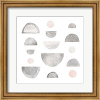 Framed 'Half Circles I' border=