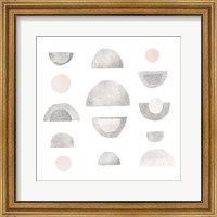 Framed 'Half Circles II' border=