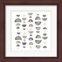 Framed 'Half Circles III' border=