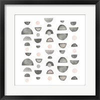 Half Circles III Framed Print