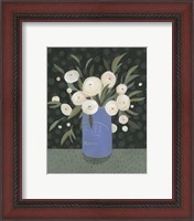 Framed 'Mason Jar Bouquet I' border=