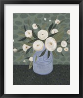 Mason Jar Bouquet III Framed Print