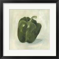 Framed 'Pepper Study I' border=