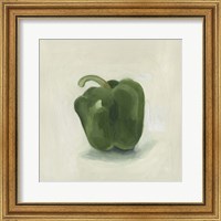 Framed 'Pepper Study II' border=