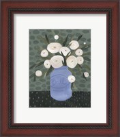 Framed 'Mason Jar Bouquet IV' border=