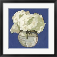 White Hydrangeas I Framed Print