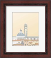 Framed 'Travel Europe--Duomo di Siena' border=