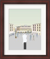 Framed 'Travel Europe--Pietrasanta' border=