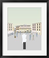 Framed 'Travel Europe--Pietrasanta' border=