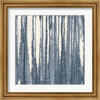 Framed 'Indigo Muse I' border=