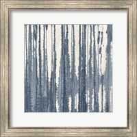 Framed 'Indigo Muse II' border=