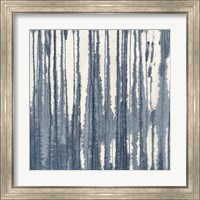 Framed 'Indigo Muse II' border=