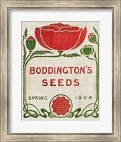 Framed 'Flower Seed Packs III' border=