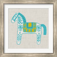 Framed 'Decorative Burro II' border=