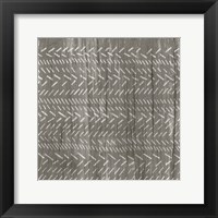 Weathered Wood Patterns II Framed Print