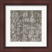 Framed 'Weathered Wood Patterns V' border=