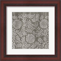 Framed 'Weathered Wood Patterns VII' border=