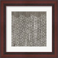 Framed 'Weathered Wood Patterns IX' border=