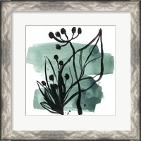 Framed 'Tropical Sumi-e IX' border=