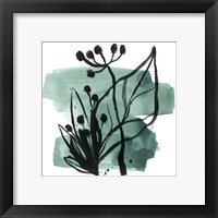 Framed 'Tropical Sumi-e IX' border=