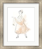 Framed 'Blush & Grey Fashion IV' border=